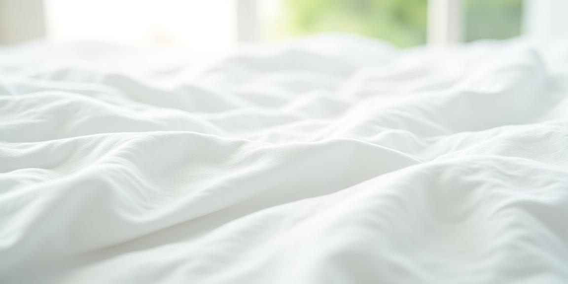 Soft abstract bedding representing data comfort